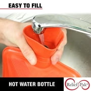 Hot Water Bottle, 2 Quart Capacity