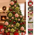 thumbnail image 5 of 72PCS Velvet Christmas Ball Ornaments, 1.2" & 2.4" Flocked Shatterproof Xmas Tree Decor, Multicolor Hanging Balls for Holiday Wedding Party, 5 of 5