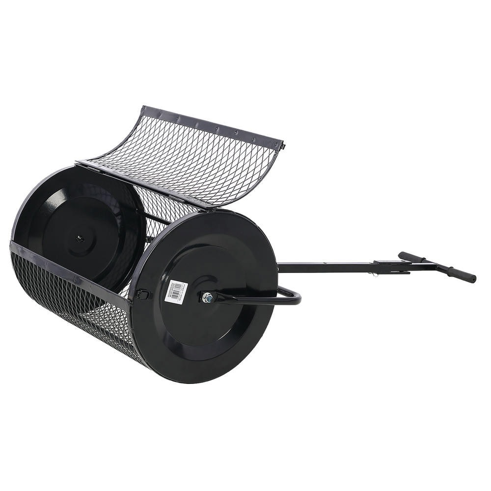 GVN Compost Spreader, Peat Moss Spreader,Peat Moss Spreader 36inch,Compost Spreader Metal Mesh,2 in 1 ATV and T shaped Handle for planting seeding