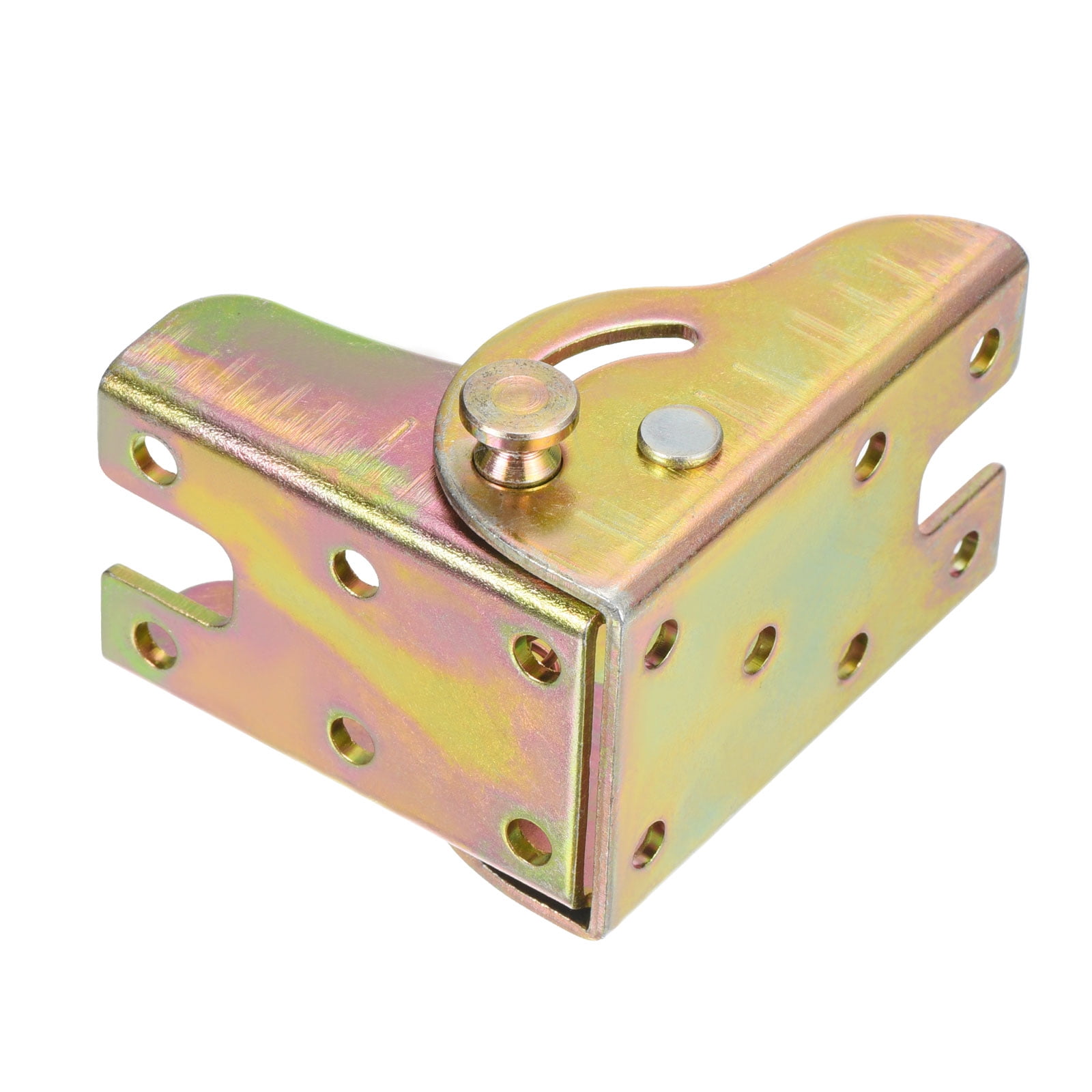 Unique Bargains Folding Legs Hinge Self-Locking Bracket with Screws Multicolor 2Pcs