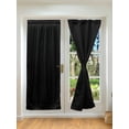 thumbnail image 4 of AMERTEER 2 Pcs Rideaux de Porte Polyester Occultant avec Attache Gris Foncé 25x72 Pouces, 4 of 7