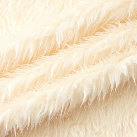 XmhyTop-A Faux Fur Fabric 1 Piece 90*160cm Plush Costume Fabric Soft Polyester Upholstery Home Decor Fabric, Shaggy Fluffy Fabric for Crafts, Sewing DIY Projects,F26