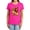 Hot Pink, variant on JLA Flash Women's T Shirt, Hot Pink, Large