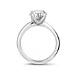 thumbnail image 3 of Earth Jewel 2.13 Ct Diamond Ring - Round Cut Lab Created Diamond Ring for Women - 14K White Gold Plated Diamond Ring - Wedding Ring for Her - Graduation Gifts - Diamond Gift for Women, 3 of 4