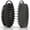 Gray & Black, variant on AIMAIAIMAI 2-Pack Silicone Body Scrubber | Dual-Sided Silicone Loofah & Scalp Massager | Hygienic, Quick-Drying Bath Brush for All Ages (Pink & Black)