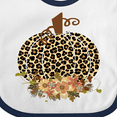 thumbnail image 4 of Inktastic Cheetah Print Pumpkin Boys or Girls Baby Bib, 4 of 4