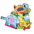 thumbnail image 1 of Baby Cloth Books Skill Development Learning Book, Educational Soft Cloth Books Toys for Babies Toddler and Infant, Pretend Role Play Doll - Raccoon Style, 1 of 8