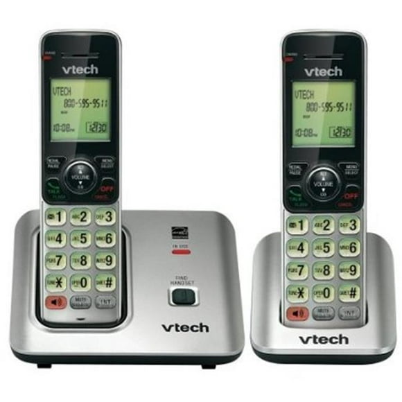Vtech 80-8612-00 2 Handset Cordless Phone System CS6619-2 with Caller ID and Call Waiting