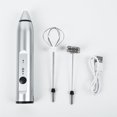 thumbnail image 2 of facefd Electric Milk Frother Household Coffee Mixer USB Rechargeable Handheld Eggbeater Mix Machine Kitchen Egg Beater, 2 of 6