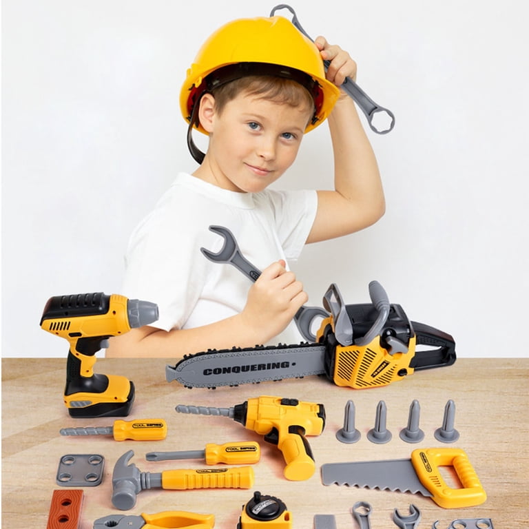 Gallickan Toy Chainsaw for Kids, Electronic Chainsaw Toy Tool Set