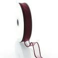 thumbnail image 2 of Ribbon Traditions 7/8" Wired Sheer Organza Ribbon Wine 50 Yards, 2 of 2