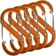 thumbnail image 1 of Mosquetones Ganchos TwinLockOrange 5Pzas 10kg Forma S Bloqueo Automático Naranja Aleación de Aluminio., 1 of 2