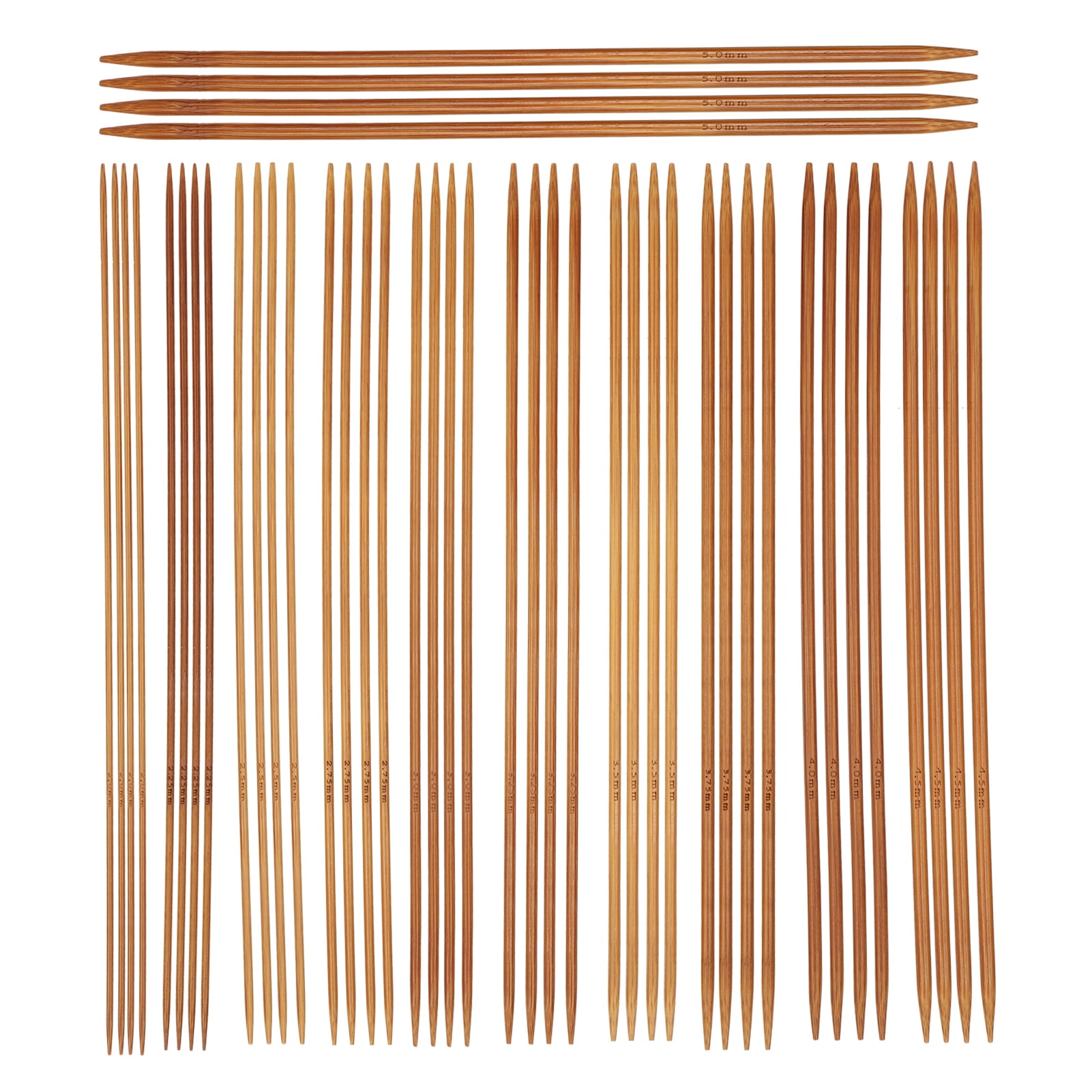 Brrnoo Knitting Needle Straight Needle Kit Double Pointed Knitting Needle For Knitting Hats For Gloves For Socks For Shoe Covers