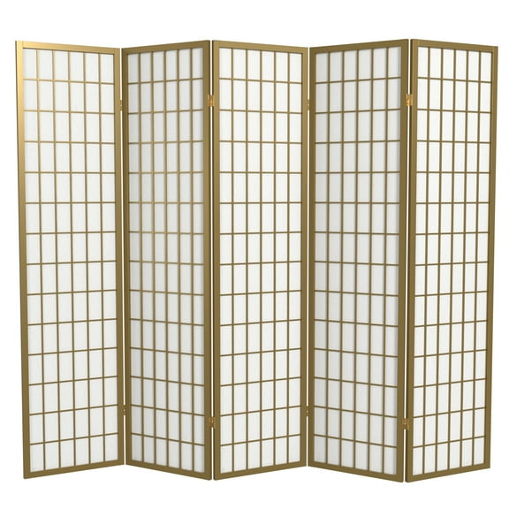 6 ft. Tall Window Pane - Special Edition - Gold - 5 Panels
