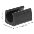 thumbnail image 2 of EXHUMKY 40Ud Cubiertas Negras Para Patas De Que Facilitan El Movimiento Sin Ruido Ni Rayones, 2 of 6