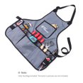 thumbnail image 4 of PENGGONG Waterproof Canvas Gardening Tool Apron Tools Bag with Pockets Adjustable Size Fits Men and Women, 4 of 7