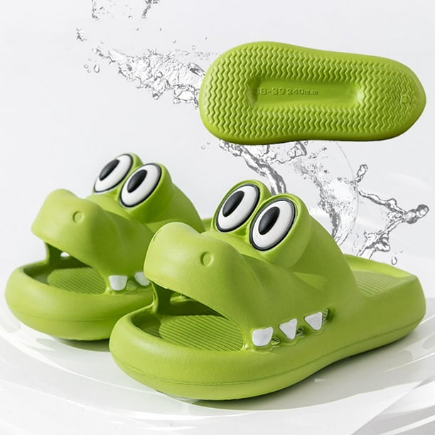 Men's and Women's Cartoon Crocodile Slides EVA Sandals Cloud