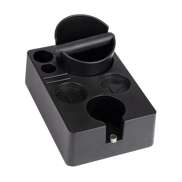 Accesorio para estación de prensado de espresso con cubo de repuesto multifuncional y estable para 58 cm de diámetro