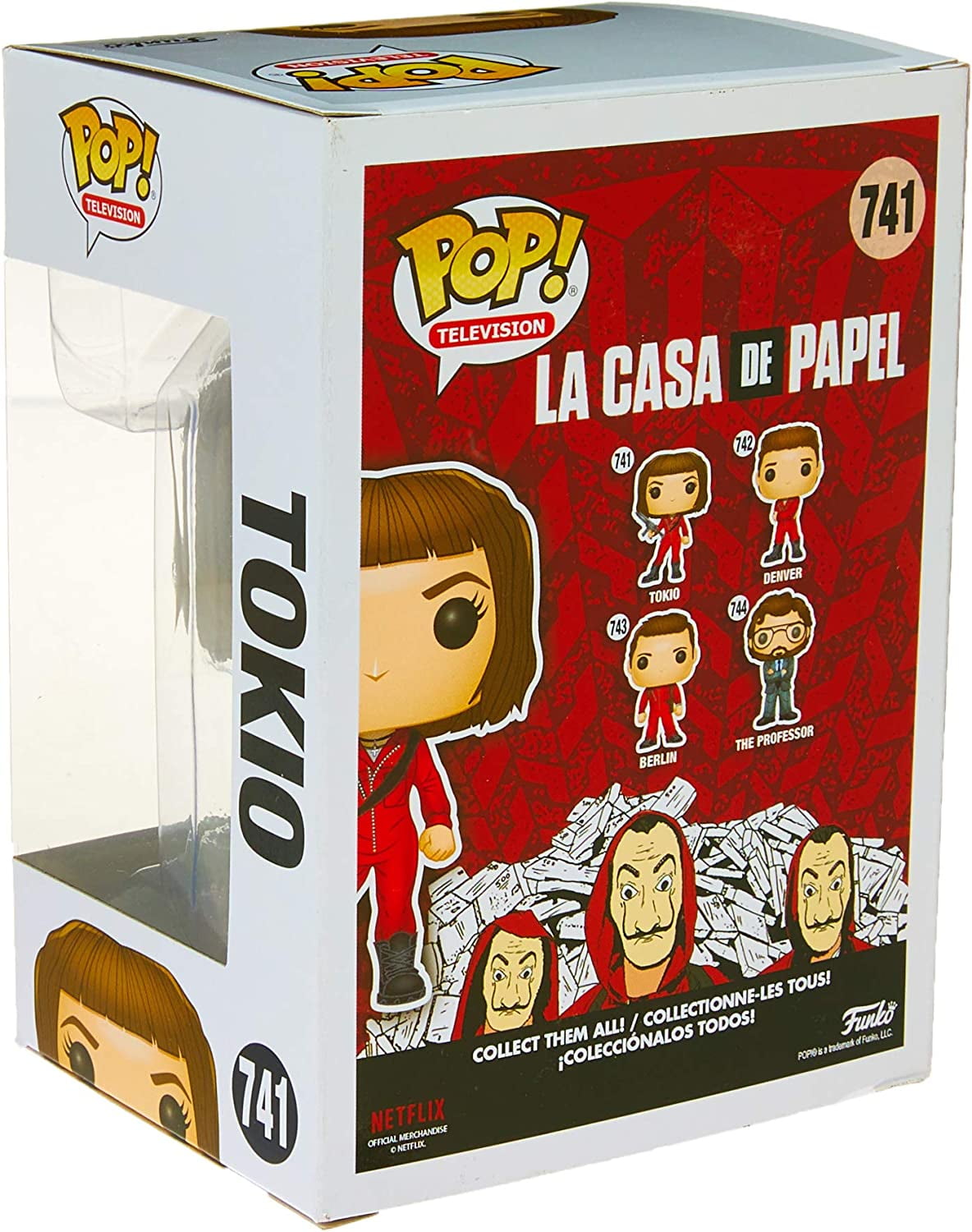 アメコミ Funko Pop!LA CASA DE PAPEL 741 CHASE Funko Pop! La Casa De Papel Tokio Limited Chase Edition#741