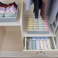 thumbnail image 5 of Juegos de separadores plegables para cajones de ropa interior y sujetadores, organizadores de cajones de tela para armario, organizadores de almacenamiento de ropa, caja para lencería, bragas,, 5 of 5