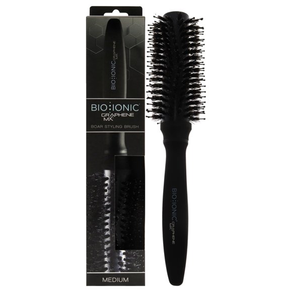Bio Ionic Hair Brush Cepillo para peinar de jabalí GrapheneMX - Mediano 1 Pc Bio Ionic cepillo de pelo 1 Pc