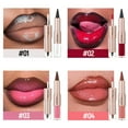 thumbnail image 5 of 2 in 1 Dual-Ended Lip Liner Lipstick & Gloss Kit, Nude Peach Juicy Lip Mirror Effect, Velvet Matte Lip Liner Smooth Buildable Glass Quick Fuller Lip Plumping Set for Women, 5 of 6