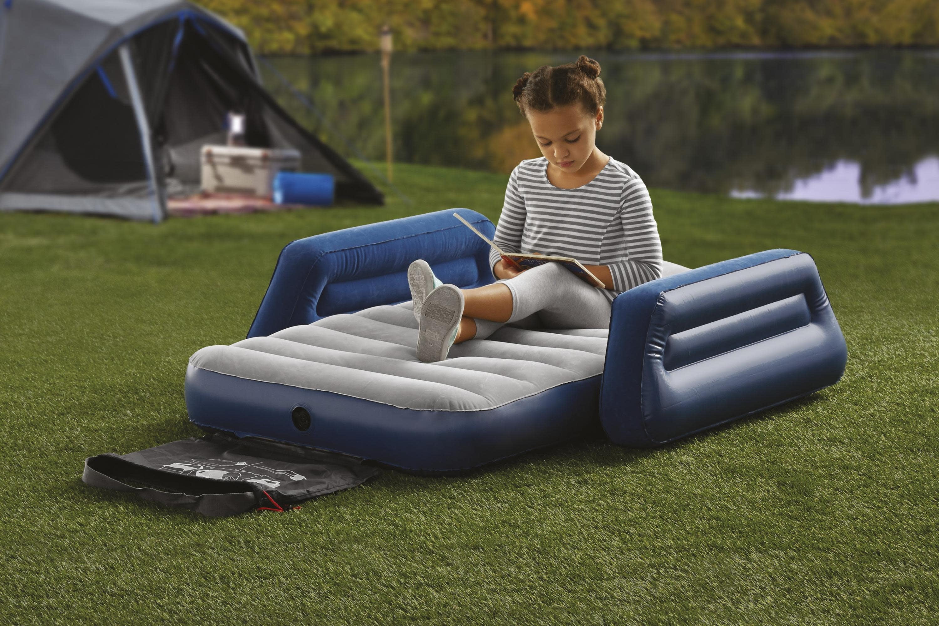 Ultra Daybed Inflatable Lounge Air Mattresses Blow Camping Beach Outdoor Water 