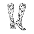 thumbnail image 5 of Lsque Hand Drawn Snake Printed Crew Socks Men's Women's LightWeight Thin Casual Calf Socks ,Knee High Socks,Cotton Socks, 5 of 9