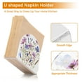 thumbnail image 3 of Ryvnso Watercolor Wildflower Acrylic Napkin Holder Table Kitchen Paper Tissue Organization, 3 of 7