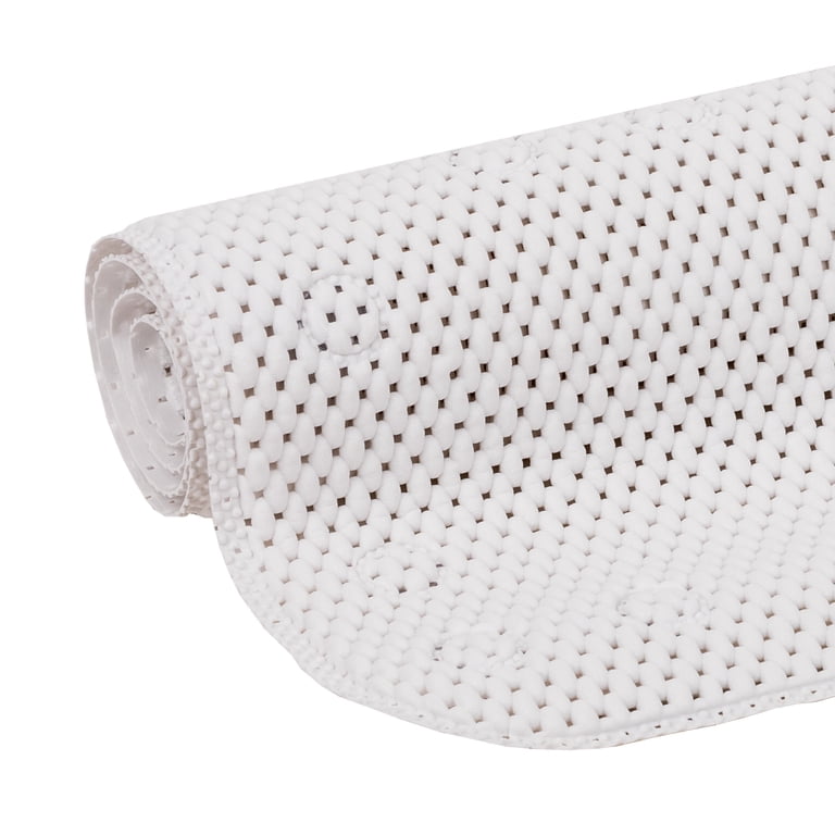 Mainstays Cushioned Foam Bath Mat, 17x36 In, White photo 6