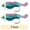 Blue/Pink, variant on Ozark Trail 1/8 oz Rigged Panfish Minnow Fishing Lures, Blue & Pink, 2-Pack