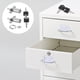 thumbnail image 2 of Cerradura de émbolo de empuje, cerradura de cajón, puerta corredera, escritorio, armario, muebles, 2 uds., 2 of 6