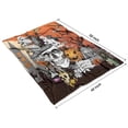thumbnail image 4 of Spooky Halloween Scene Pattern Blanket,Comfortable Soft Flannel Throw Blanket,All Season,Warm Lightweight Blankets for Sofa Bed Couch Living Room Chair,40"x50", 4 of 4