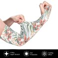 thumbnail image 3 of Uemuo Lilies Flowers Printed Arm Sleeves, Cooling UV Sun Protection Sports Compression for Men/Women, 3 of 8