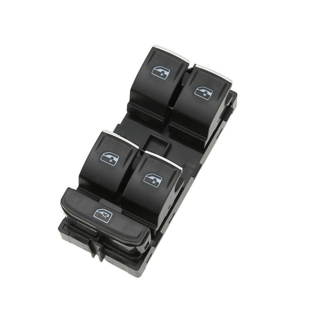 5G0959857C, Driver Side Window Master ABS Metal Black High Sensitivity Quick Response For Car Replacement For Mk7 2014-2018