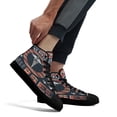 thumbnail image 5 of American By Birth Nurse By Choice High Top Canvas Shoes Sneakers Black Size 7, 5 of 7