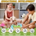 thumbnail image 5 of 100 Magnetic Building Blocks for Ages 3-8, Forest Animal Theme STEM Construction , 15 Patterns, 5 of 6