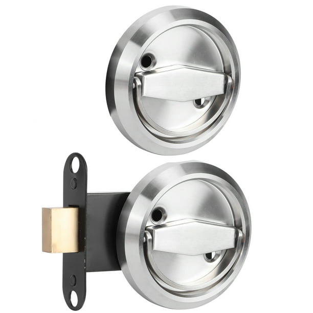 Deflector Engrosado, Cerrado de Doble Cara Galvanizada de Acero inoxidable 304 Para Cerradura de Puerta de Baña