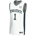 thumbnail image 2 of Youth GameDay Greats White #1 Utah State Aggies Lightweight Basketball Jersey, 2 of 4