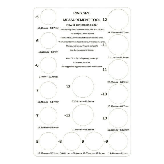 DESIGNICE 2 Pcs Ring Sizer Measuring Tool Reusable Finger Size Gauge Measure Tool Ring Measuring Cardboard Jewelry Sizing Tool For Jewelry Making Rings Size
