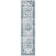 thumbnail image 3 of Unique Loom Lucerne Collection Area Rug - Reuss (2' 7" x 10' Runner Gray/Blue), 3 of 10