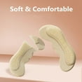 thumbnail image 4 of 2pcs Reusable Self-Adhesive Sport Shoes Foot Care Protector Heel Pain Relief Heel Cushion High Heel Shoe Pads Heel Liner Protector Heel Shoe Insoles BLACK 6MM, 4 of 8