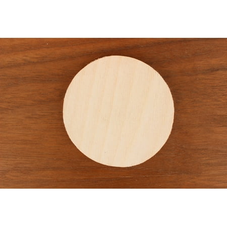 WOODNSHOP Circle Wood 1/8 x 4 PKG 15 Laser Cut Wooden (Best Way To Cut A Circle In Wood)