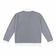 thumbnail image 6 of Jessboyy Mens Sweatshirts no Hood Long Sleeve Quarter Zip Pullover Work Casual Golf Waffle Knit Pullover Shirts Collared Sweatshirt Fall Winter Gray,L, 6 of 6