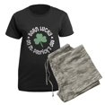 thumbnail image 5 of CafePress - St. Patrick's Day Birthday Women's Dark Pajamas - Women's Short Sleeve Print T-Shirt and Pants Dark Cotton Pajama Set, 5 of 7