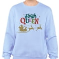 thumbnail image 2 of Sleigh Queen Sweatshirt Unisex X-Large Light Blue, 2 of 5
