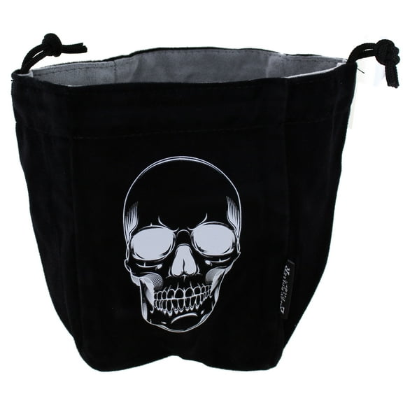 Skull Reversible Microfiber Self-Standing Large Dice Bag
