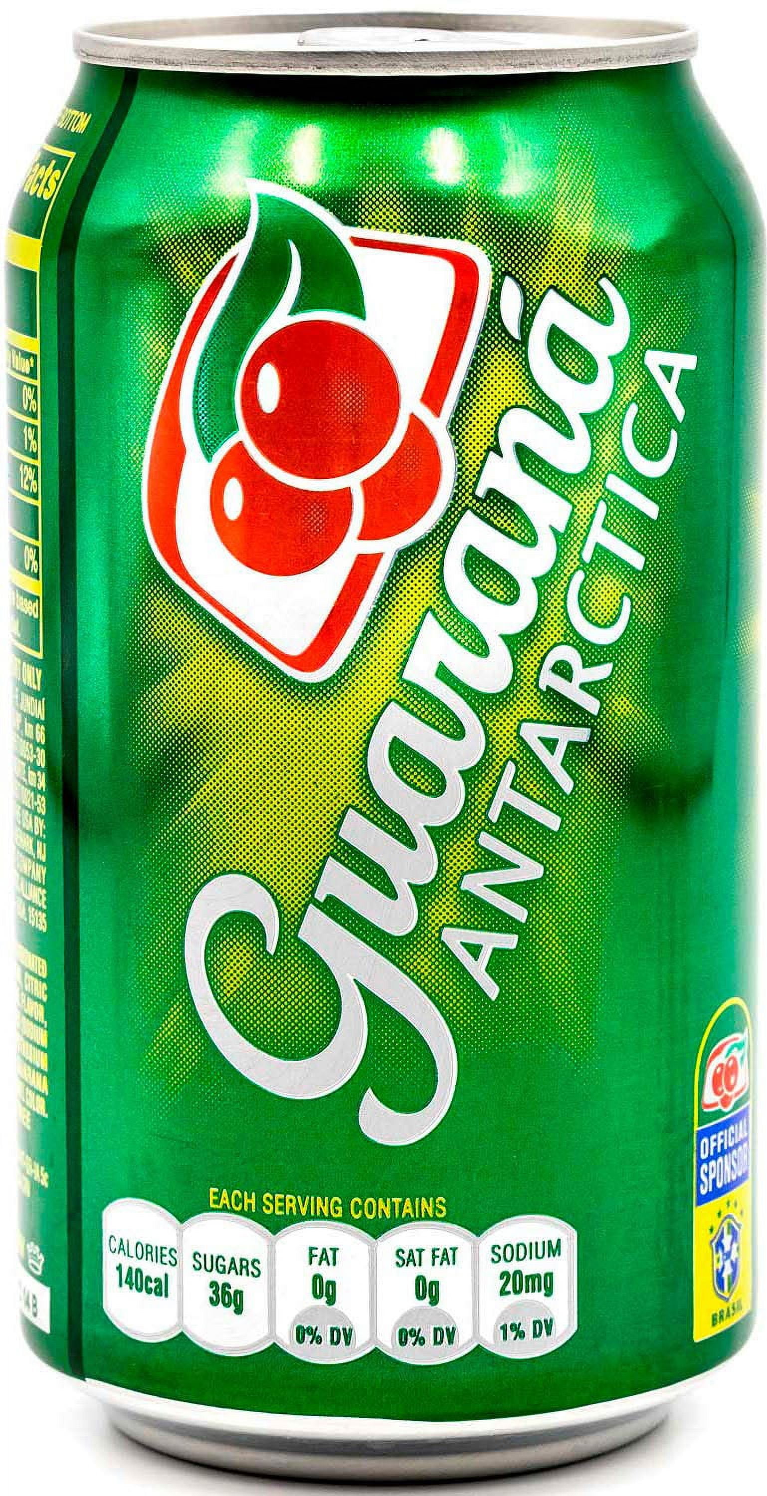 Guarana Antarctica Soda, 11.83 fl oz Cans,12-Count (Pack of 24)