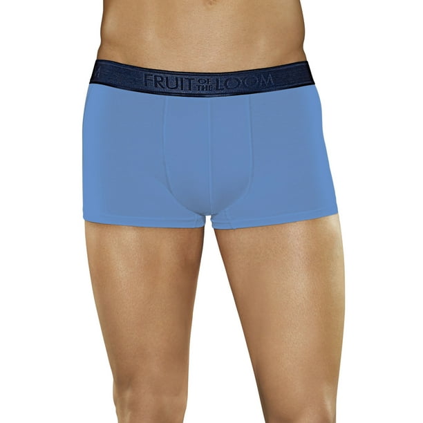 Fruit of the Loom Men's Low Rise Cotton Stretch Trunk, 2Pack