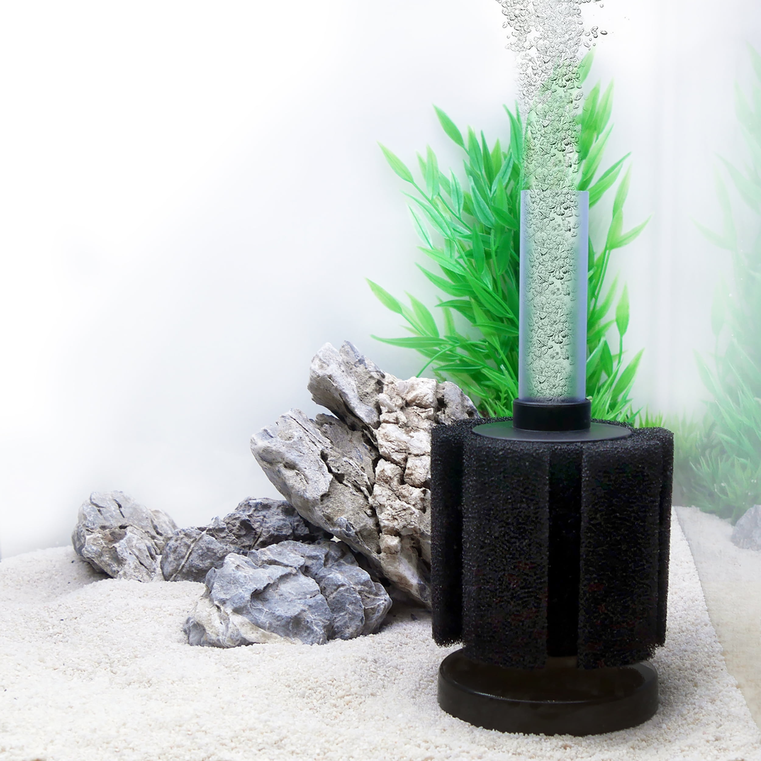 Shorefins Air Driven Sponge Filter for Aquariums up to 20 Gallons - Keep Your Fish Tank Clean and Oxygenated
